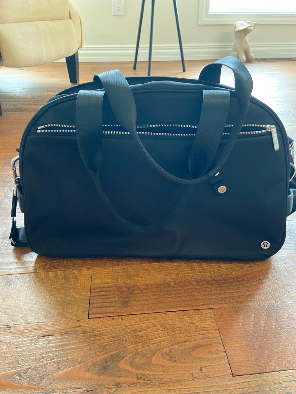 lululemon athletica City Essentials 28L Black Duffel Bag/Laptop Bag
